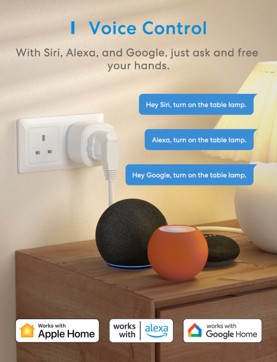 Smart WiFi Plug without Energy Monitoring | Meross | MSS210HK