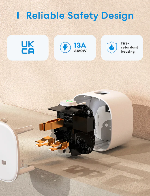 Smart WiFi Plug without Energy Monitoring | Meross | MSS210HK