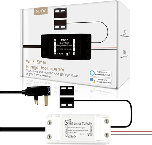 MOES WiFi Smart Garage Door Controller - No Hub Required